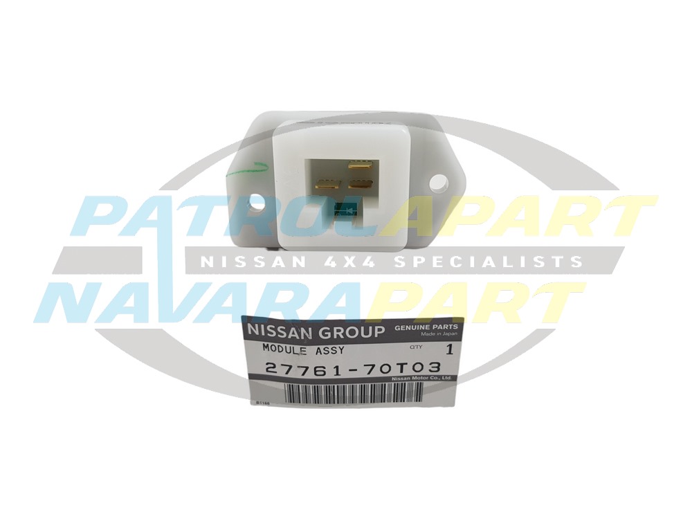 Genuine Nissan Heater Fan Speed Resistor TB45 TB48 - Nissan Patrol Y61 GU TI