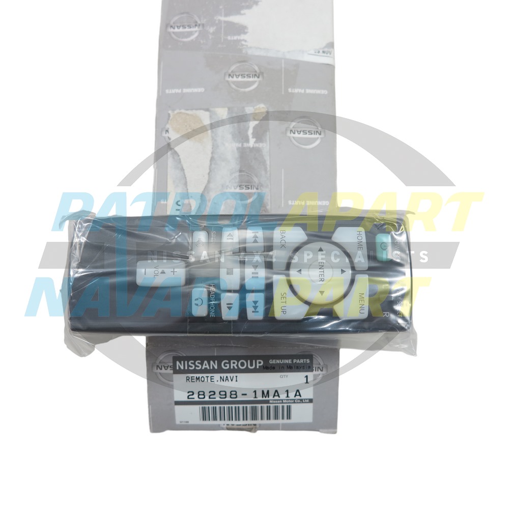 Genuine Nissan Audio Visual Remote Control - Nissan Patrol Y62 09/17+