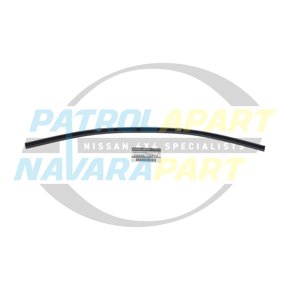 Genuine Nissan RH Drivers Side Long Wiper Blade Insert - Nissan Patrol Y62