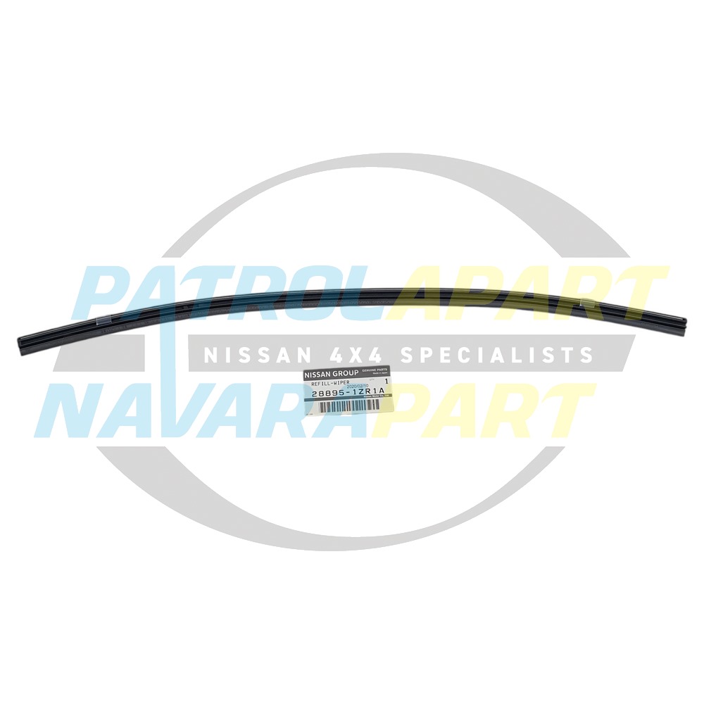 Genuine Nissan LH Passenger Side Short Wiper Blade Insert - Nissan Patrol Y62