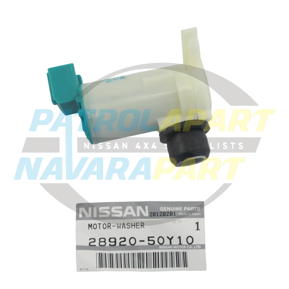 Genuine Nissan Rear Washer Pump Motor - Nissan Patrol Y60 GQ
