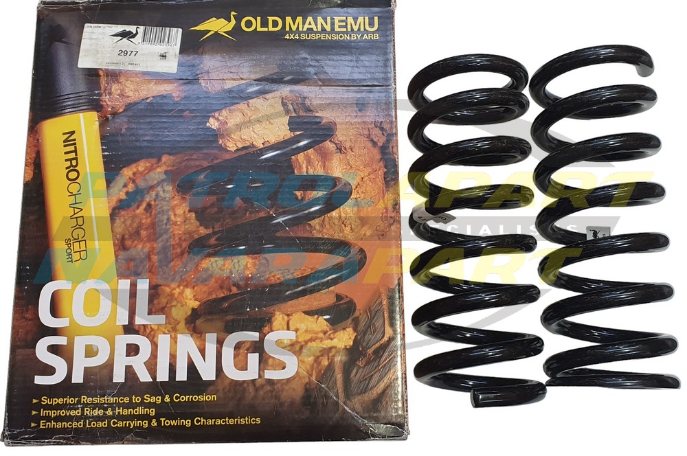 OME Old Man Emu Front Coil Spring PAIR 40mm Lift Bullbar & Winch - Nissan Patrol Y62