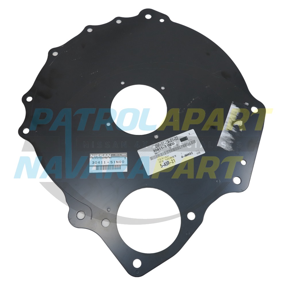 Genuine Nissan Bellhousing Sandwich Plate TD42 - Nissan Patrol Y61 GU