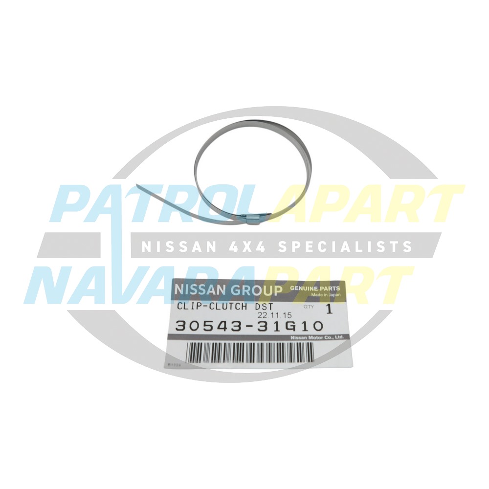 Genuine Nissan Clutch Fork Boot Steel Clamp - Nissan Patrol Y60 GQ, Y61 GU & Navara D22