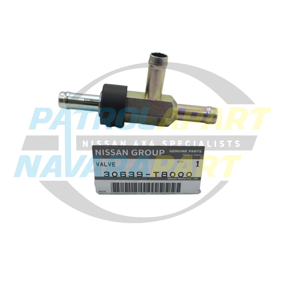 Genuine Nissan One Way Check Valve - Nissan Patrol Y60 GQ & Y61 GU