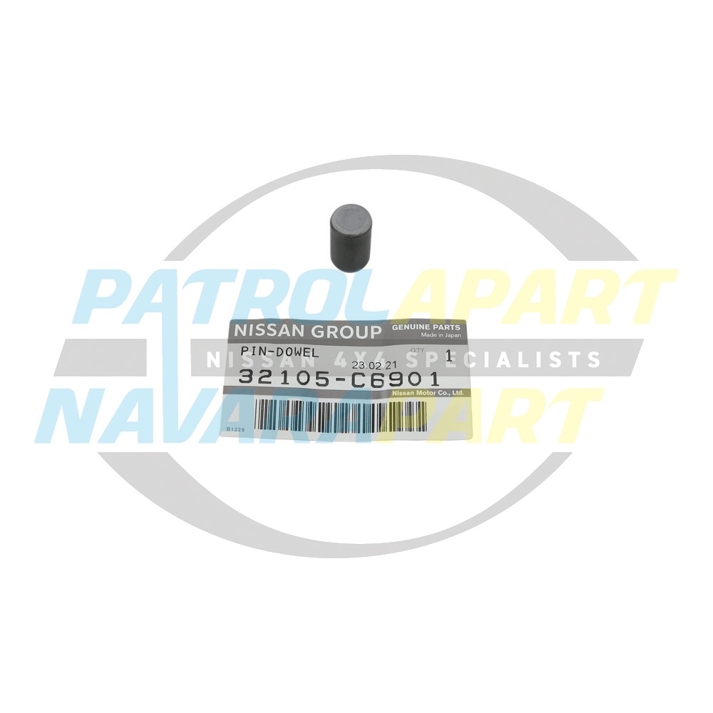 Genuine Nissan Gearbox And Transfer Case Dowel Pin - Nissan Patrol Y60 GQ, Y61 GU & Y62
