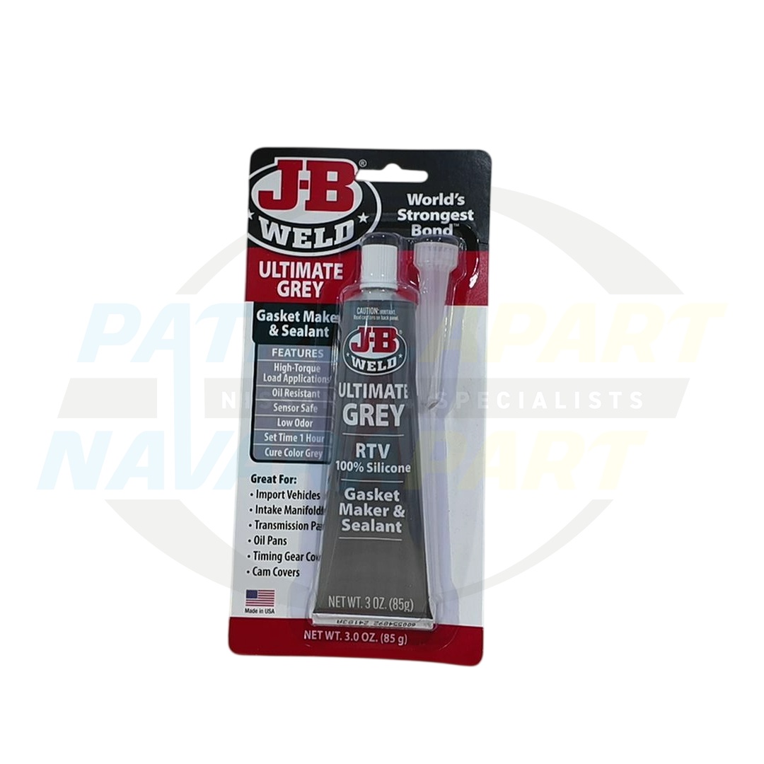 Ultimate Grey RTV Silicone Gasket Maker 85g (Oxime) - JB Weld