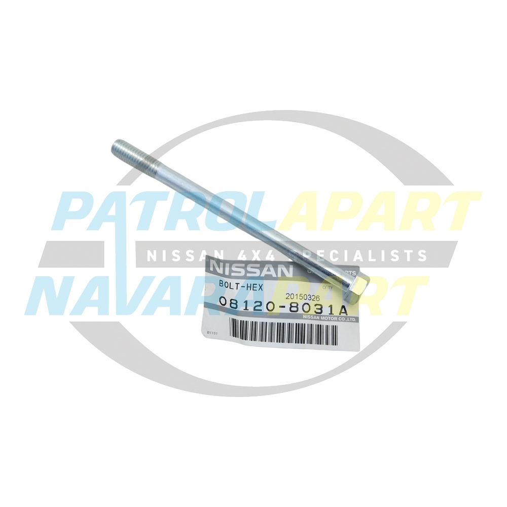 Genuine Nissan Thermostat Housing Top Long Bolt TD42 - Nissan Patrol Y60 GQ & Y61 GU
