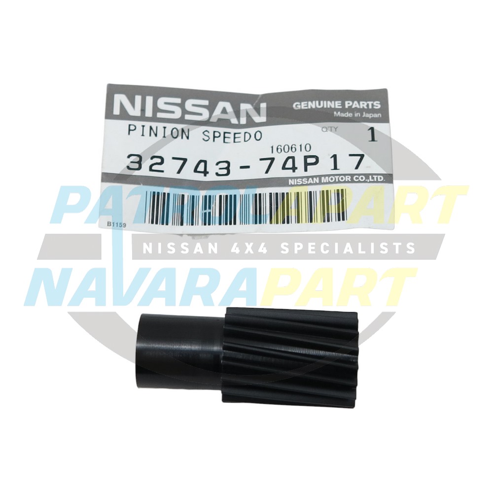 Genuine Nissan Speedo Pinion Gear 17 Teeth (Black) - Nissan Patrol Y61 GU