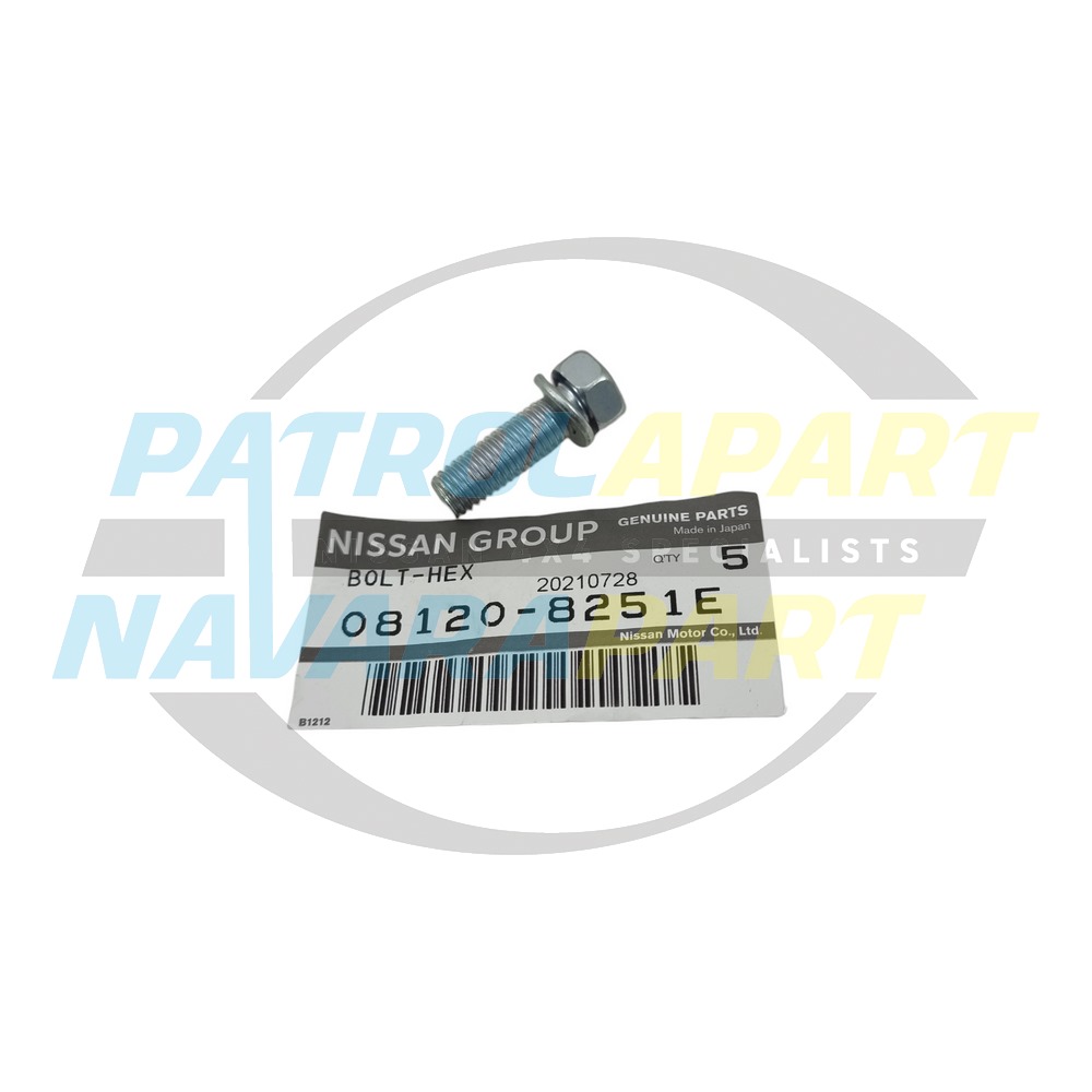 Genuine Nissan Inlet Manifold Bolt TD42 - Nissan Patrol Y60 GQ & Y61 GU