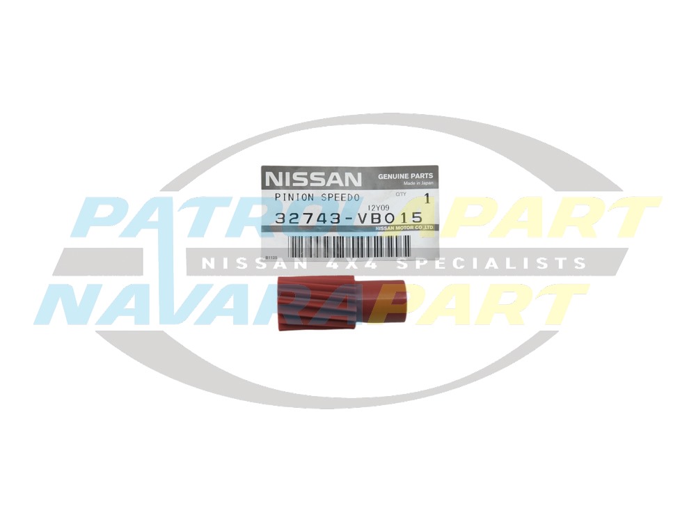Genuine Nissan Speedo Pinion Gear 15 Teeth (Brown) - Nissan Patrol Y61 GU