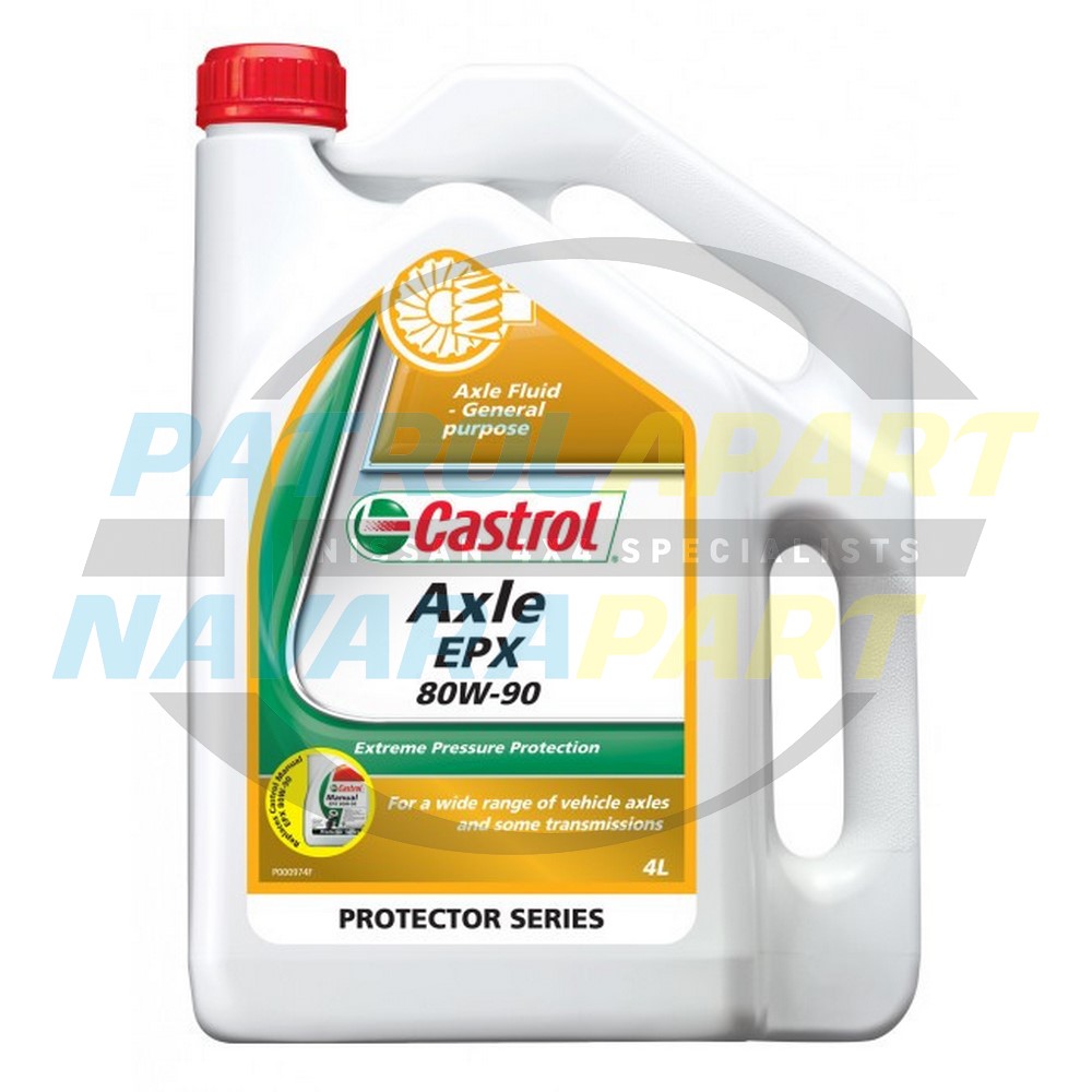 Castrol 80W90 Axle Gear Oil 4L For Nissan Patrol