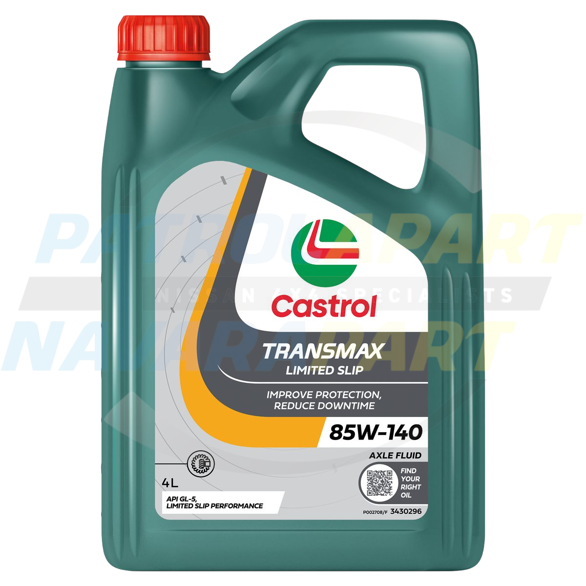 Limited Slip Axle Gear Oil 85W-140 4L - Castrol