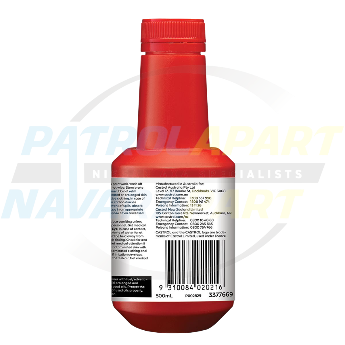 Castrol Brake Fluid DOT 4 500mL