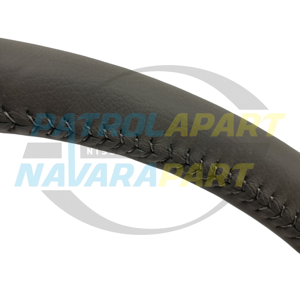 Steering Wheel Grey Leather - Nissan Patrol Y61 GU S3