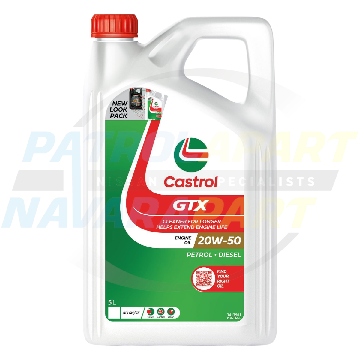 GTX 20W-50 Engine Oil 5L - Castrol