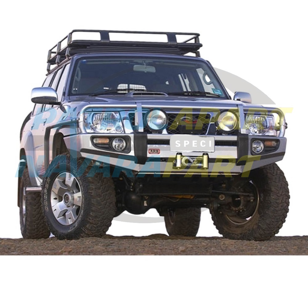 ARB Deluxe Winch Bull Bar - Nissan Patrol Y61 GU S4
