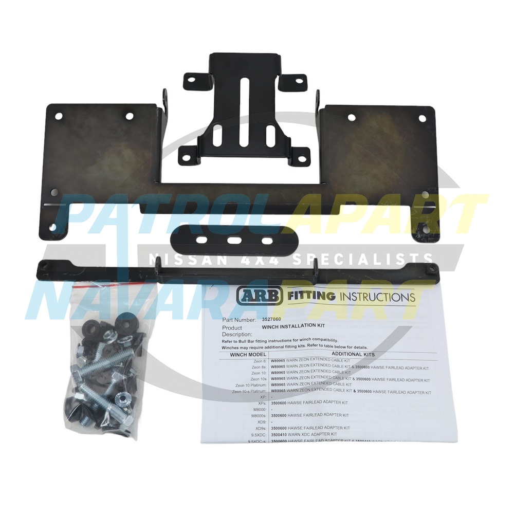 ARB Number Plate Mounting Bracket - Nissan Patrol Y62 S5