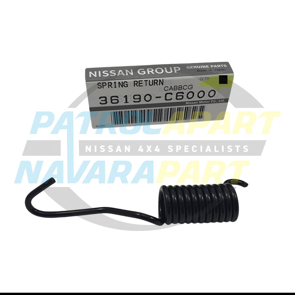 Genuine Nissan Handbrake Shoe Return Spring - Nissan Patrol Y60 GQ & Y61 GU
