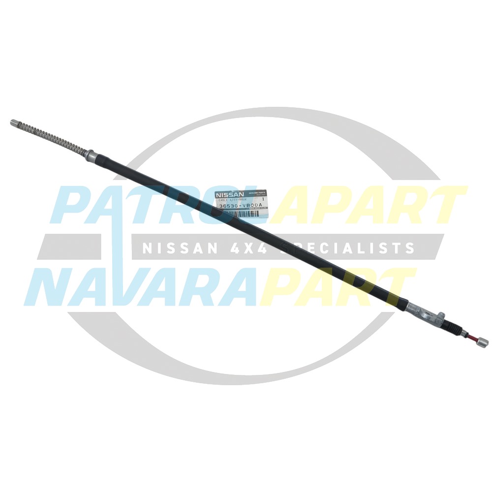 Genuine Nissan Lower Handbrake Cable - Nissan Patrol Y61 GU