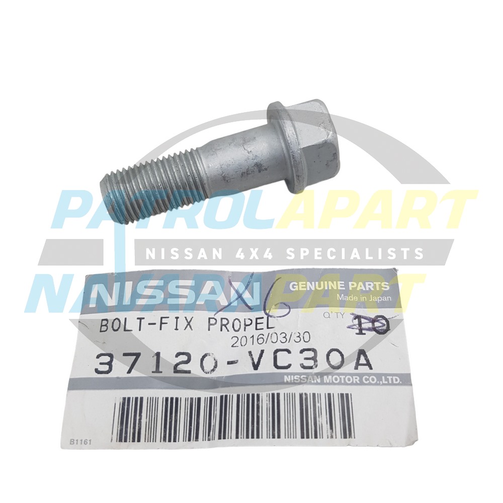Genuine Nissan Rear Tailshaft Driveshaft Bolt - Nissan Patrol Y60 GQ & Y61 GU