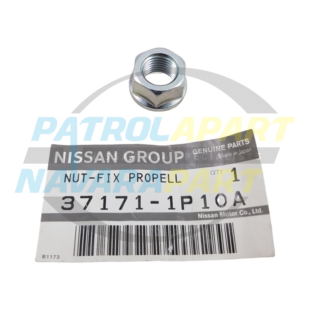 Genuine Nissan Front or Rear Tailshaft Nut - Nissan Patrol Y60 GQ & Y61 GU