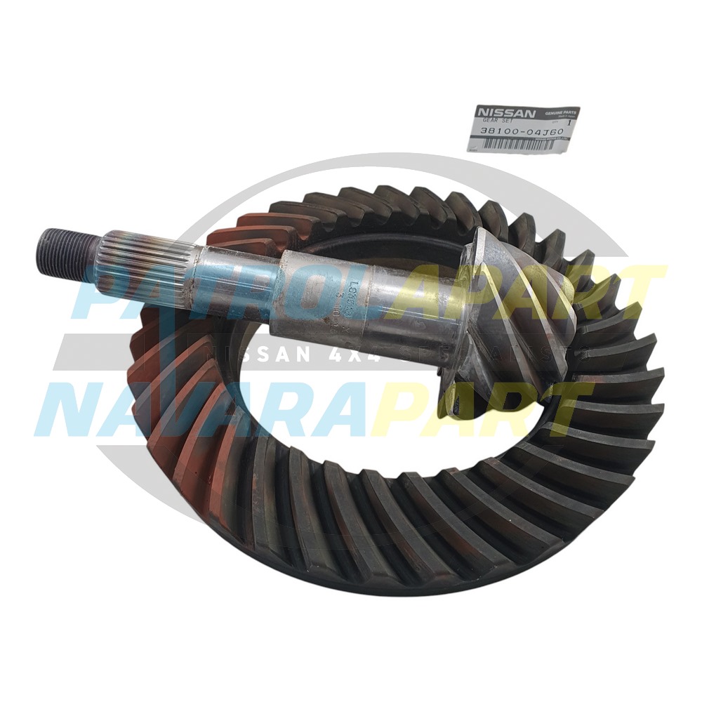 Genuine Nissan Front Diff Gears 4.375 ratio - Nissan Patrol Y60 GQ 1987-2017 & Y61 GU 1987-2017
