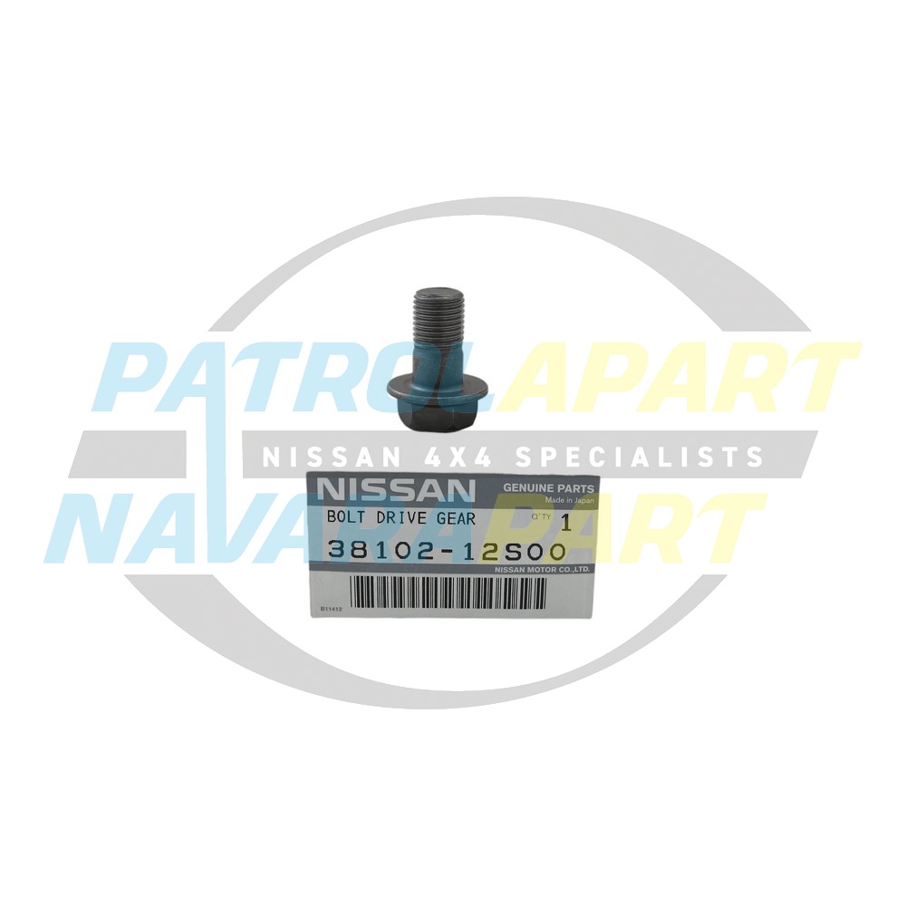 Genuine Nissan Crown Wheel Bolt 31.5mm - Nissan Patrol Y60 GQ & Y61 GU