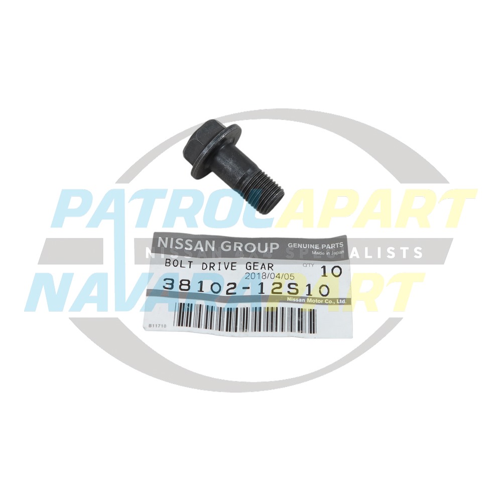 Genuine Nissan Crown Wheel Bolt 36mm - Nissan Patrol Y60 GQ & Y61 GU