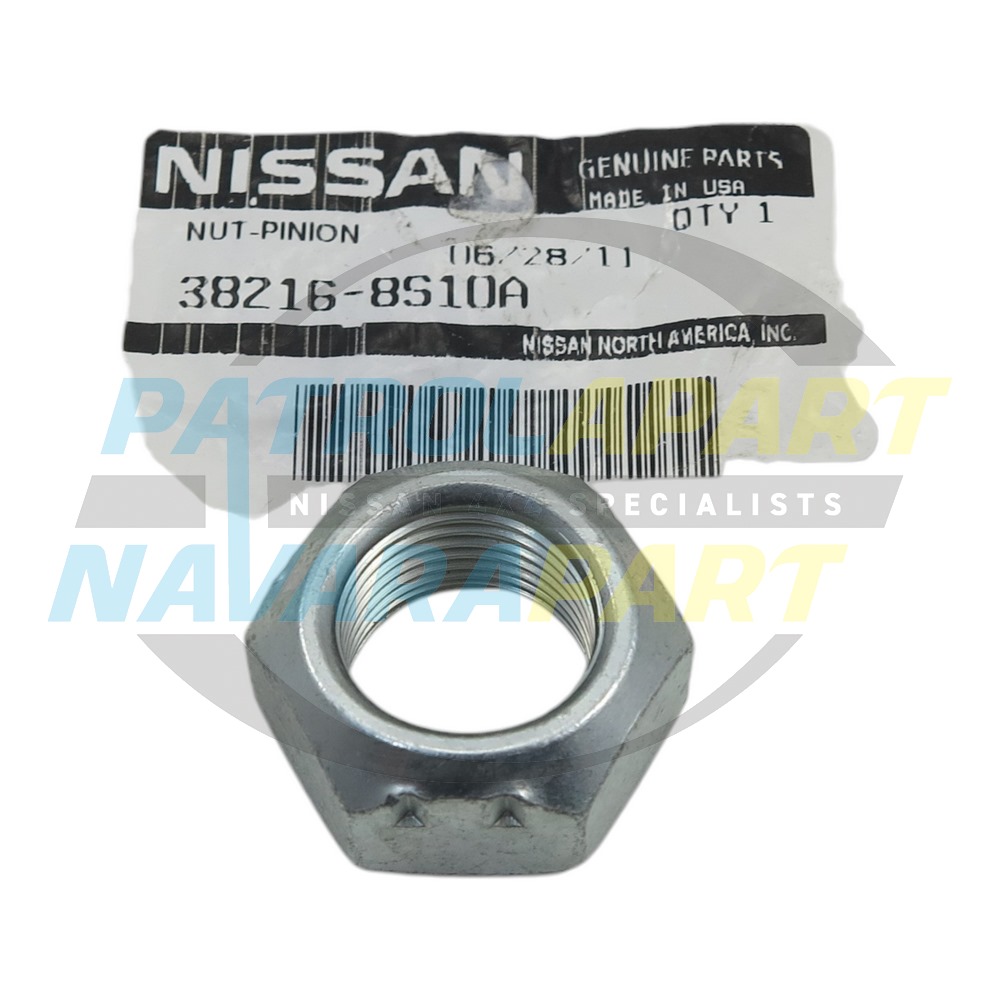 Genuine Nissan Diff Pinion Nut YD25 - Nissan Navara D40 2008-2015
