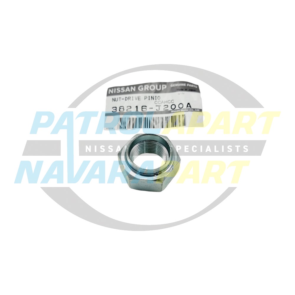 Genuine Nissan Diff Pinion Nut suit & H260 Diffs - Nissan Patrol Y60 GQ & Y61 GU