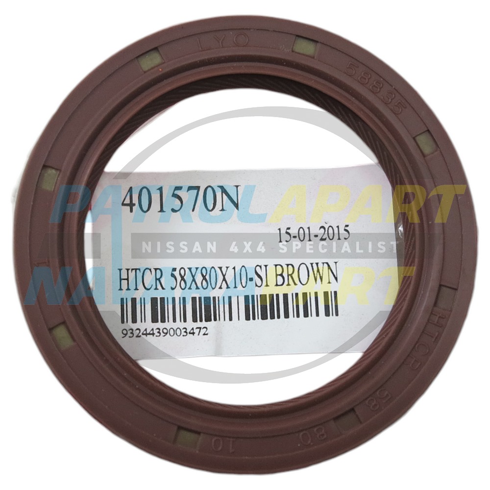 Harmonic Crankshaft Front Main Seal TB42 TD42 - Nissan Patrol Y60 GQ & Y61 GU