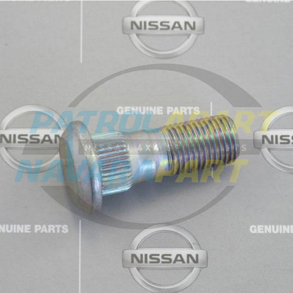 Genuine Nissan Front Wheel Stud - Nissan Patrol Y60 GQ & Y61 GU