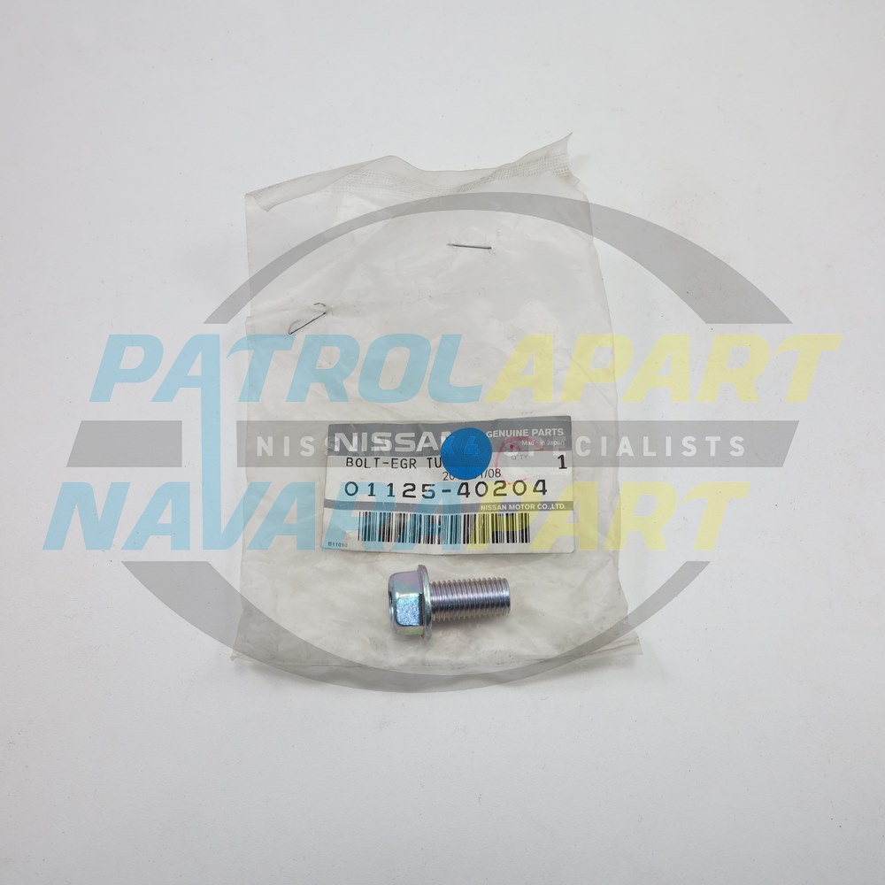 Genuine Nissan EGR Pipe Bolt ZD30 - Nissan Patrol Y61 GU