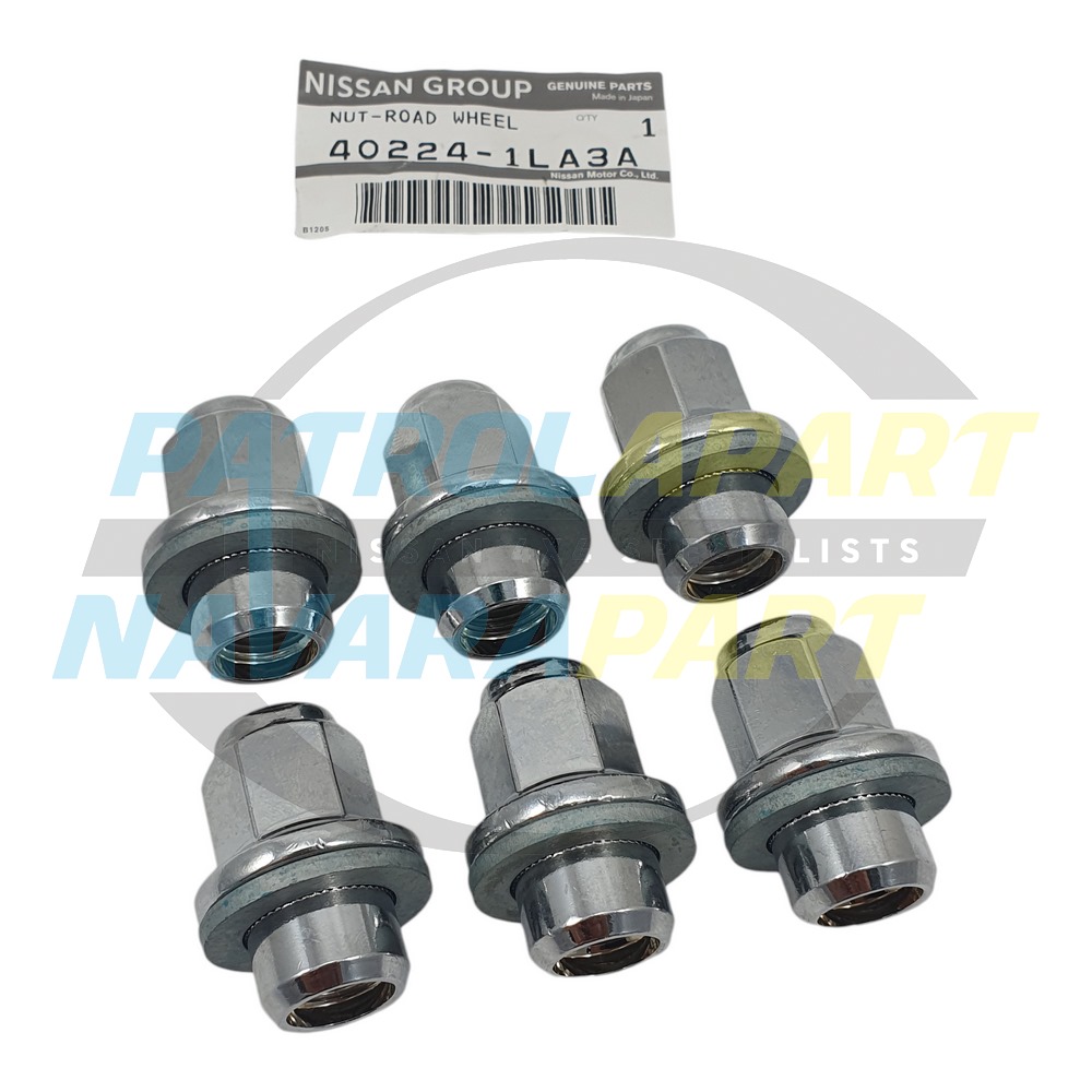 Genuine Nissan Wheel Nut Set Front or Rear - Nissan Patrol Y62