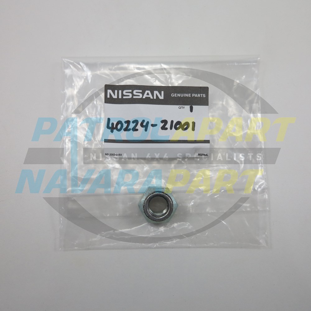 Genuine Nissan Open End Zinc Silver Nuts - Nissan Patrol Y60 GQ & Y61 GU