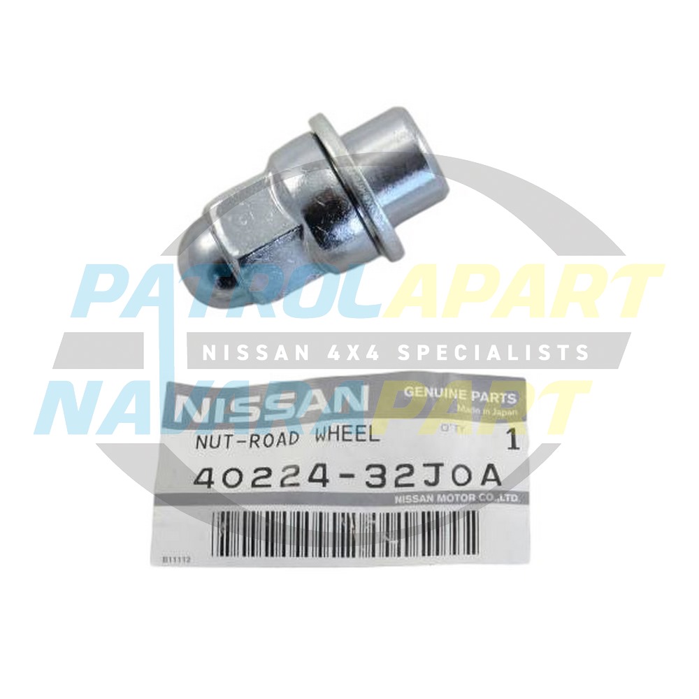 Genuine Nissan Alloy Wheel Nuts - Nissan Patrol Y60 GQ