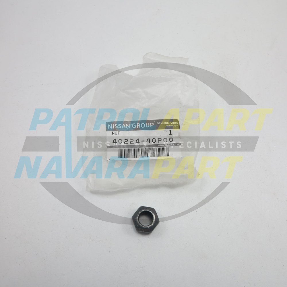 Genuine Nissan Open End Black Wheel Nuts - Nissan Patrol Y60 GQ & Y61 GU