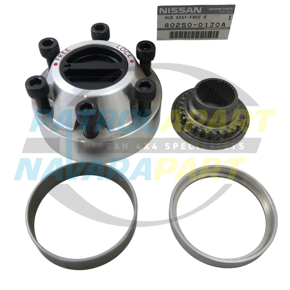 Genuine Nissan Manual Free Wheeling Hub - Nissan Patrol Y60 GQ 1987-2017 & Y61 GU 1987-2017