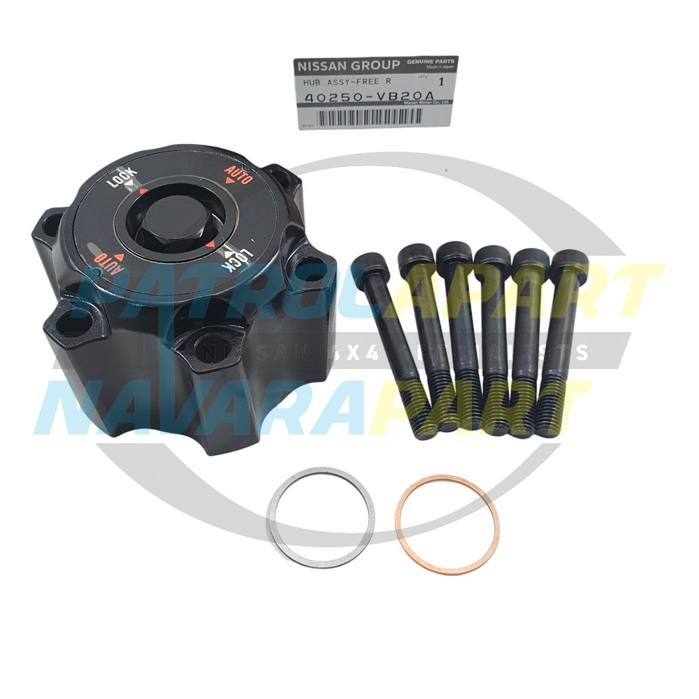 Genuine Nissan Auto Locking Free Wheeling Hub Assembly - Nissan Patrol Y61 GU 1997-2017