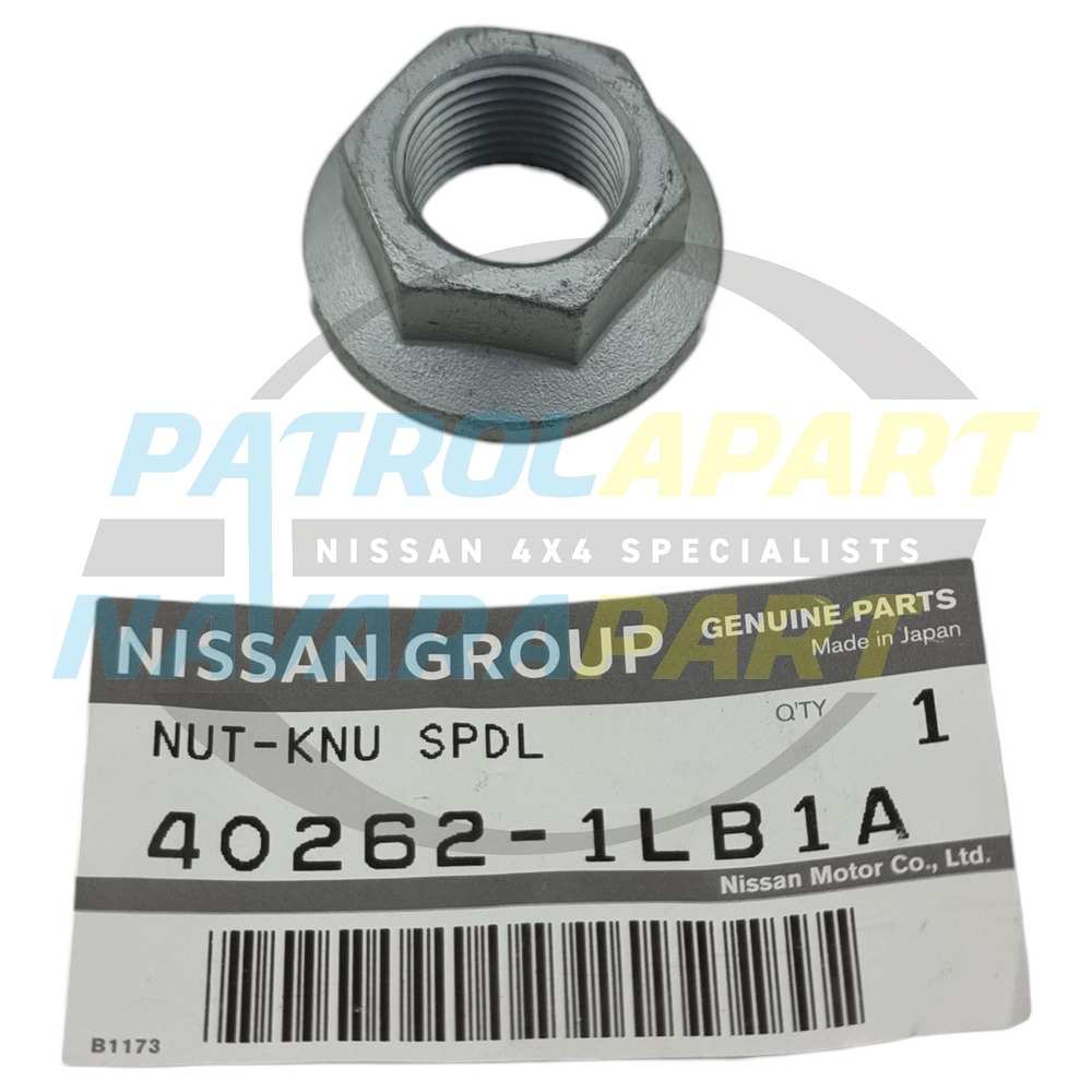Genuine Nissan Nut Front Lower Ball Joint - Nissan Patrol Y62