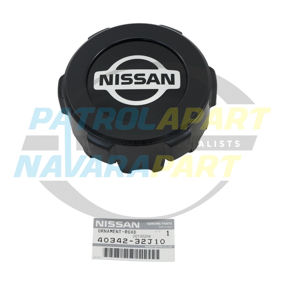 Genuine Nissan Rear Hub Black Centre Cap - Nissan Patrol Y60 GQ