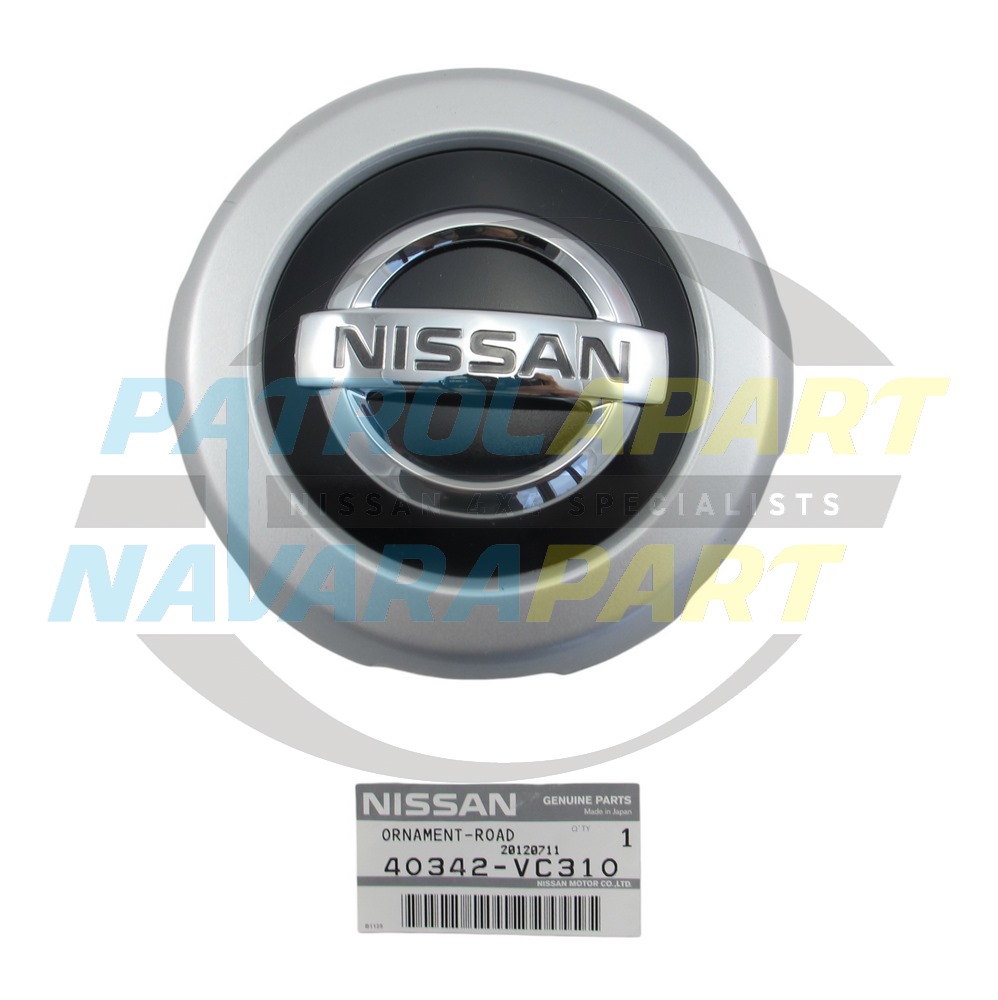 Genuine Nissan Rear Wheel Hub Cover Cap Alloy - Nissan Patrol Y61 GU