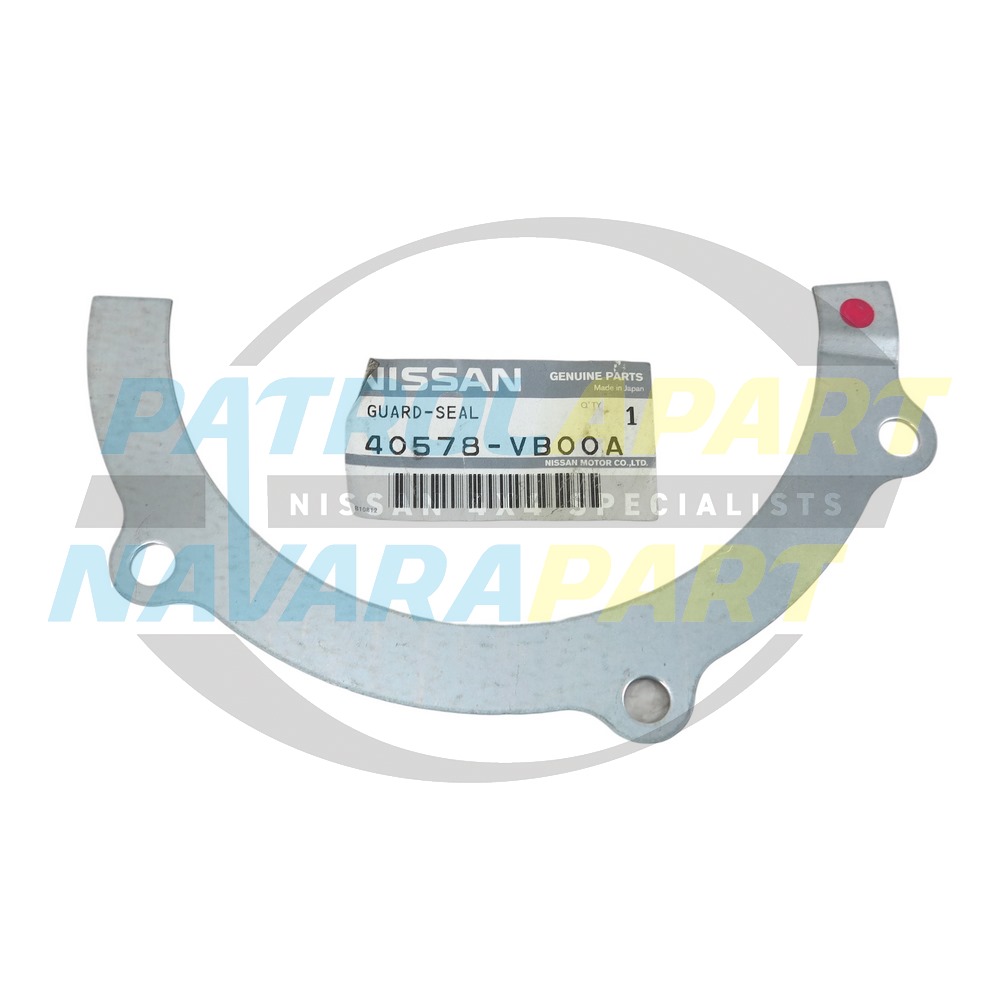 Genuine Nissan Swivel Seal Left Hand Side Rear Retaining Plate - Nissan Patrol Y61 GU