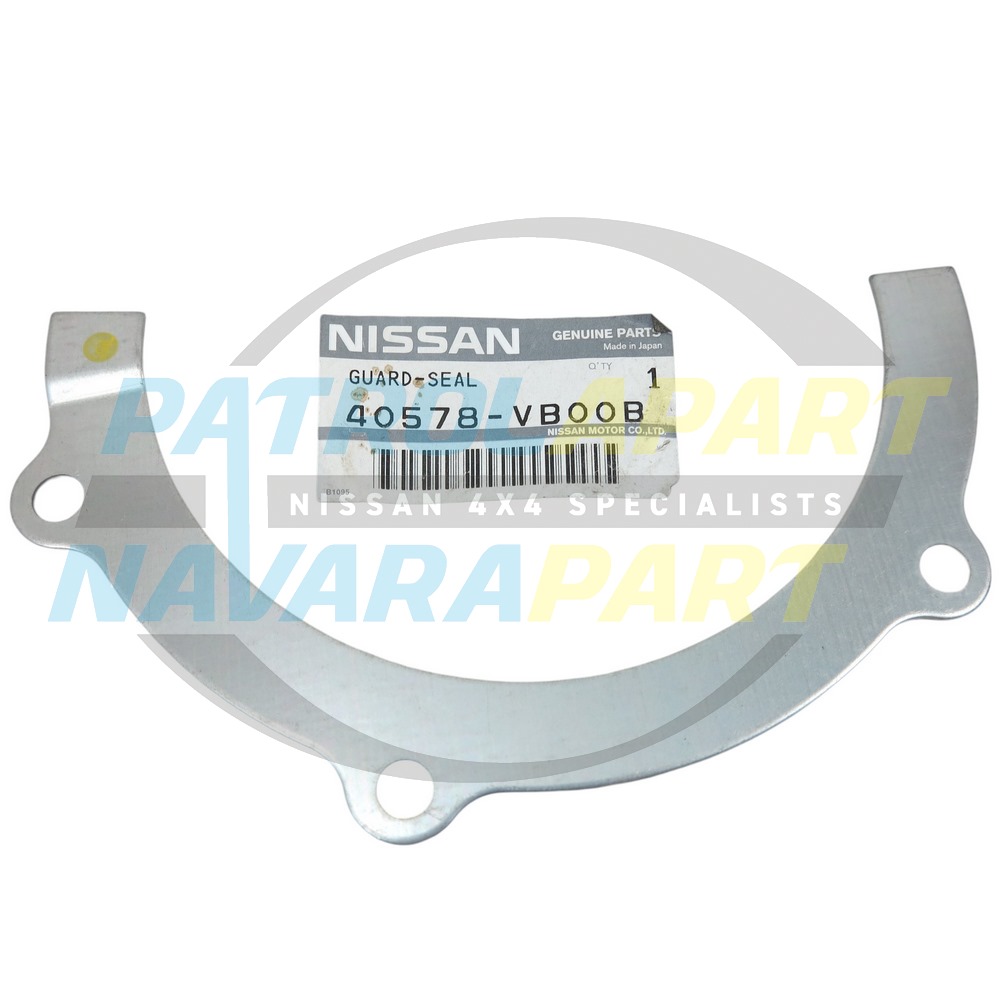 Genuine Nissan Swivel Seal Right Hand Side Rear Retaining Plate - Nissan Patrol Y61 GU