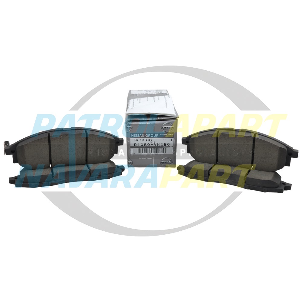 Genuine Nissan Front Brake Pads VG33, YD25, ZD30 - Nissan Navara D22