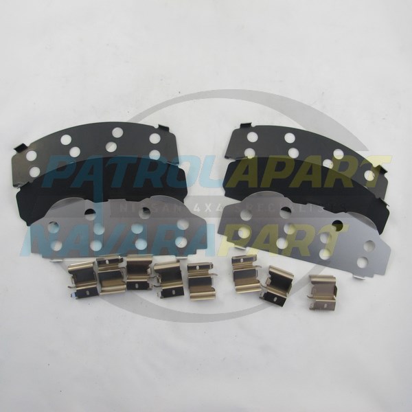 Genuine Nissan Brake Caliper Shim Kit Front TB42 - Nissan Patrol Y60 GQ