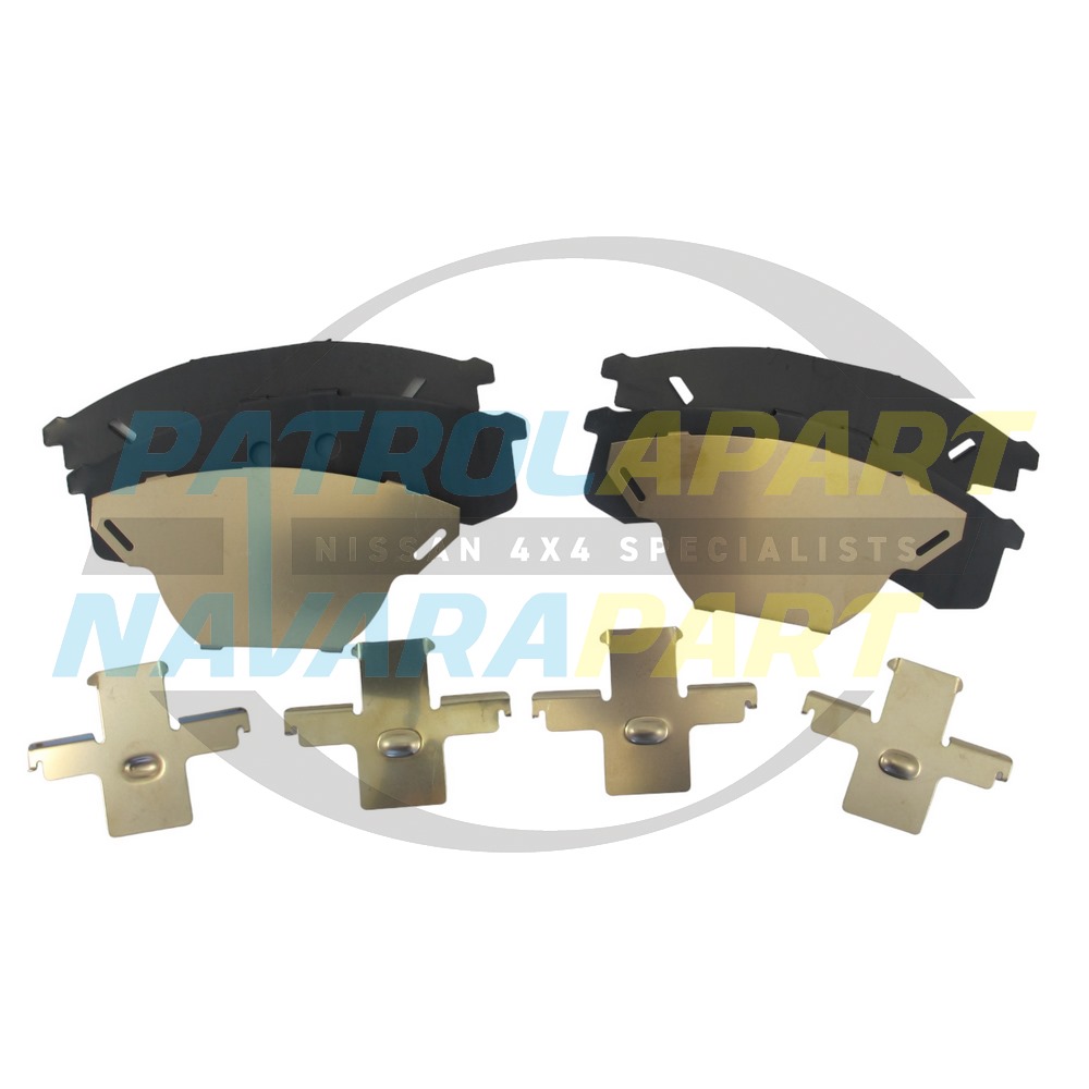 Genuine Nissan Brake Caliper Shim Kit Front - Nissan Patrol Y60 GQ