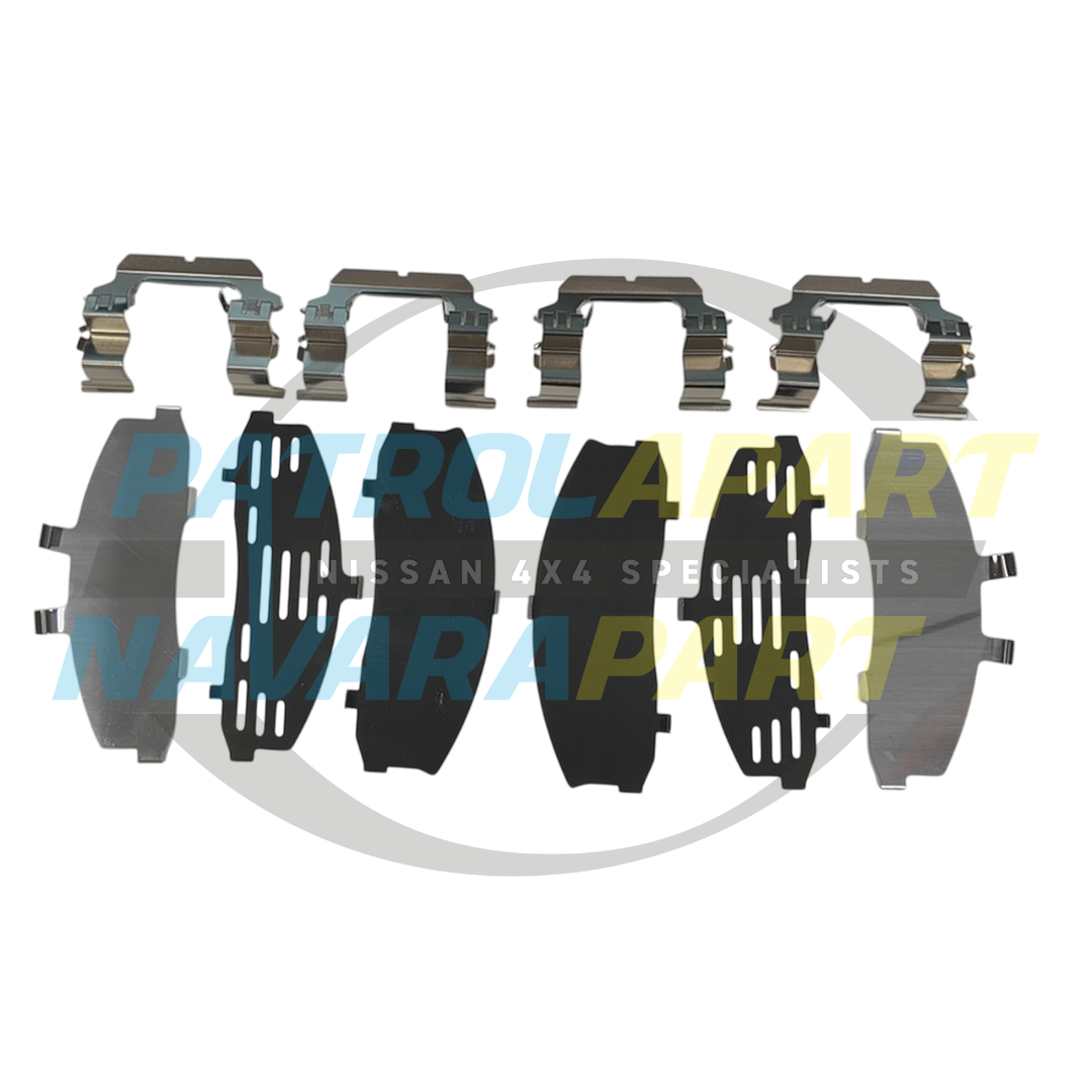 Genuine Nissan Brake Caliper Shim Kit Front - Nissan Patrol Y61 GU