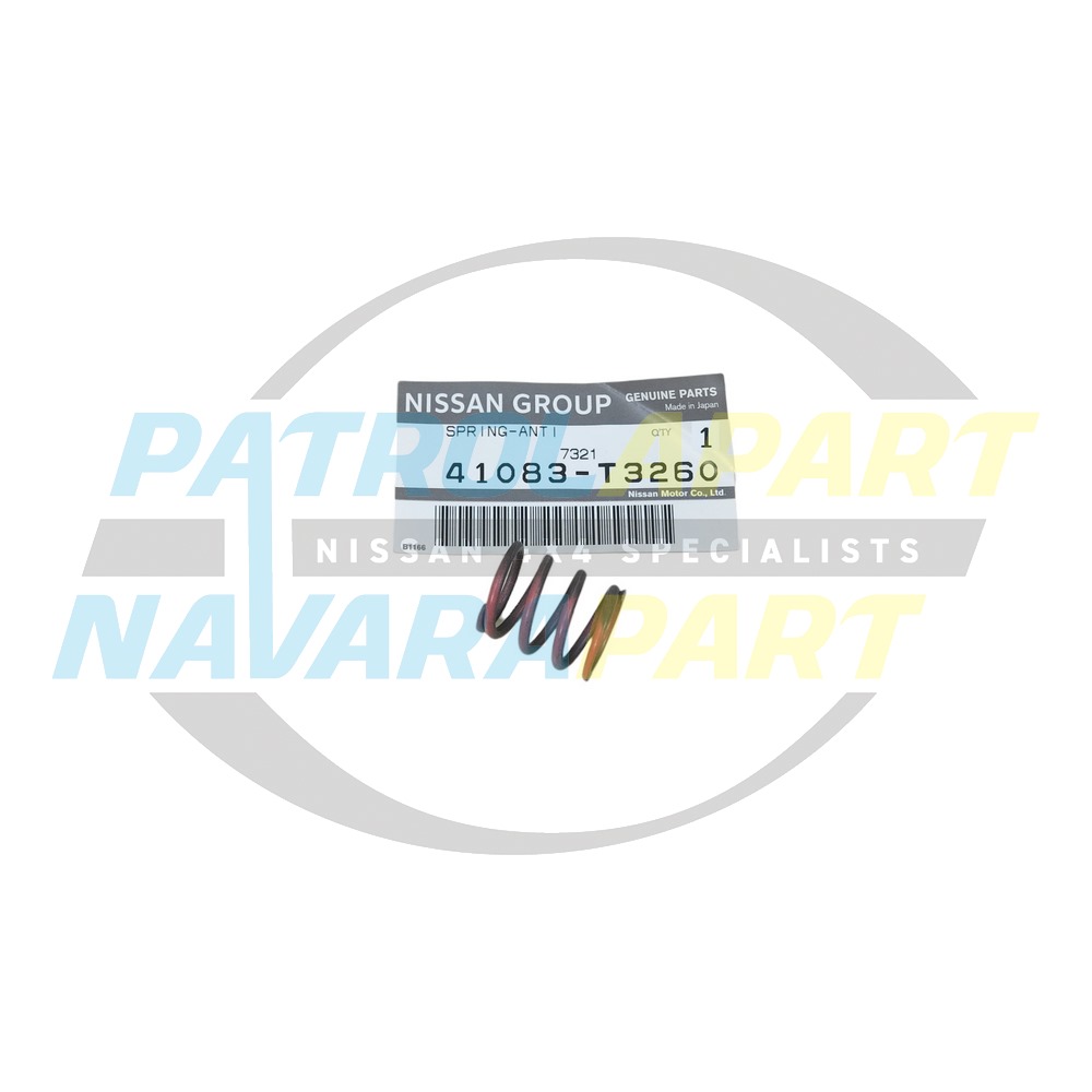 Genuine Nissan Rear Drum Shoe Retainer Spring - Nissan Patrol Y60 GQ & Y61 GU
